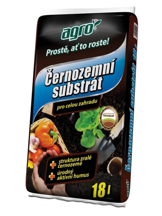 Agro Černozem substrát na celú záhradu 18l