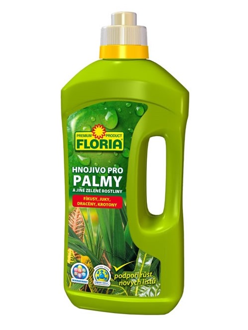 Agro Floria Kvapalné hnojivo na palmy a iné zelené rastliny 1l