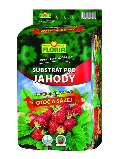 Agro Floria Substrát na jahody „Otoč a saď“ 40l