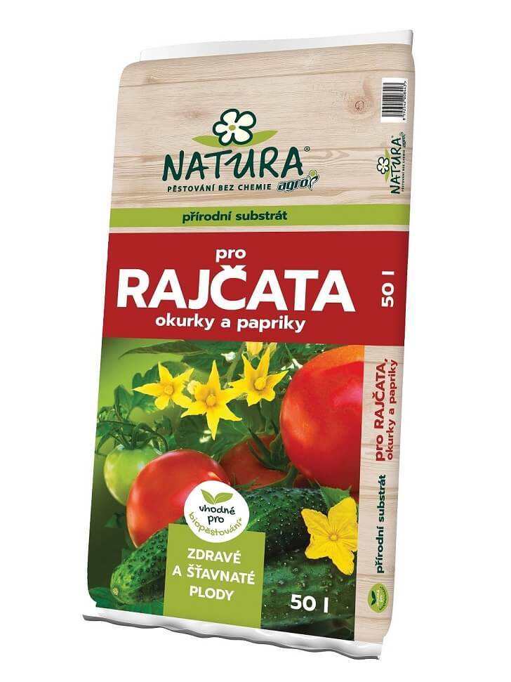 Agro NATURA Substrát na paradajky, uhorky a papriky 50l 