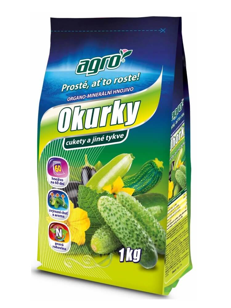 Agro Organicko minerálne hnojivo na uhorky a cukety 1kg