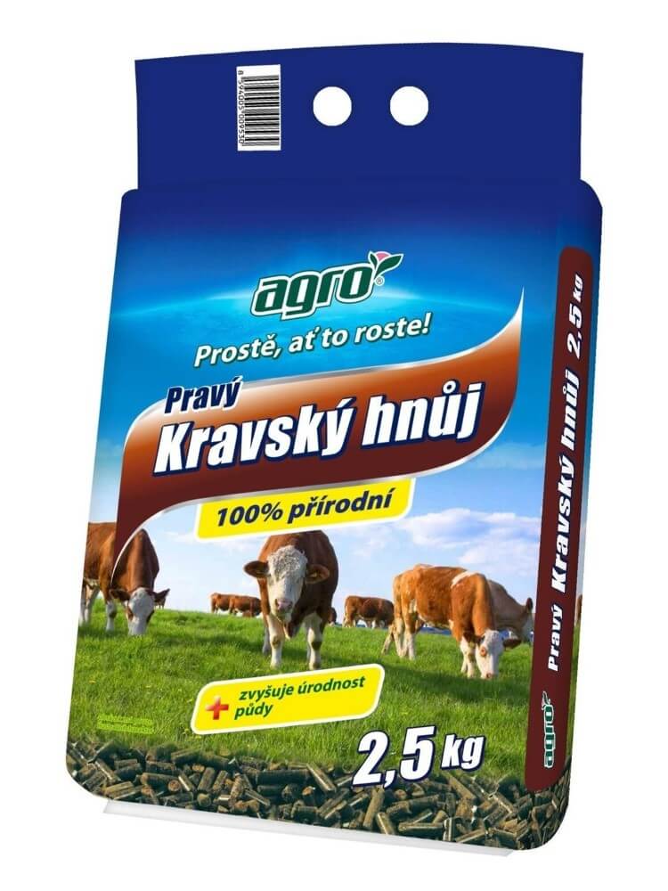 Agro Pravý kravský hnoj 2,5kg