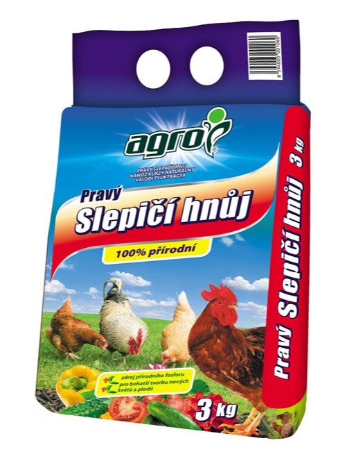 Agro Pravý slepačí hnoj 3kg