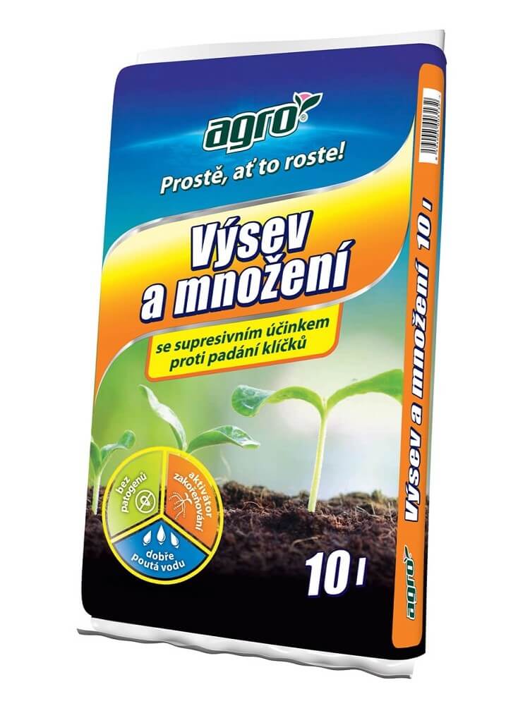Agro Substrát na výsev a množenie 10l