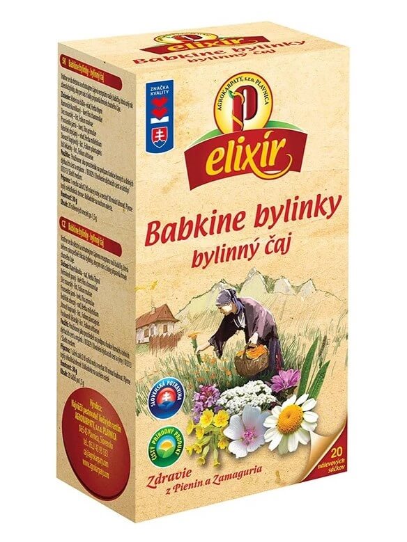 Agrokarpaty Babkine bylinky bylinný čaj 20x1,5g