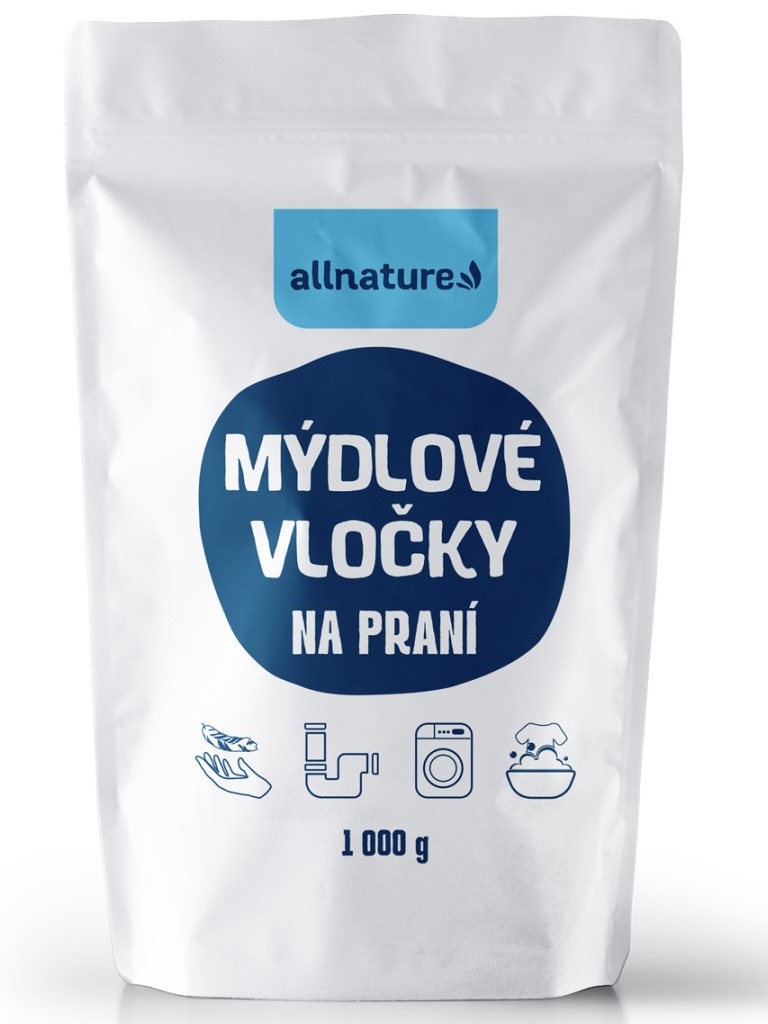 Allnature Mydlové vločky z olivového oleja 1kg