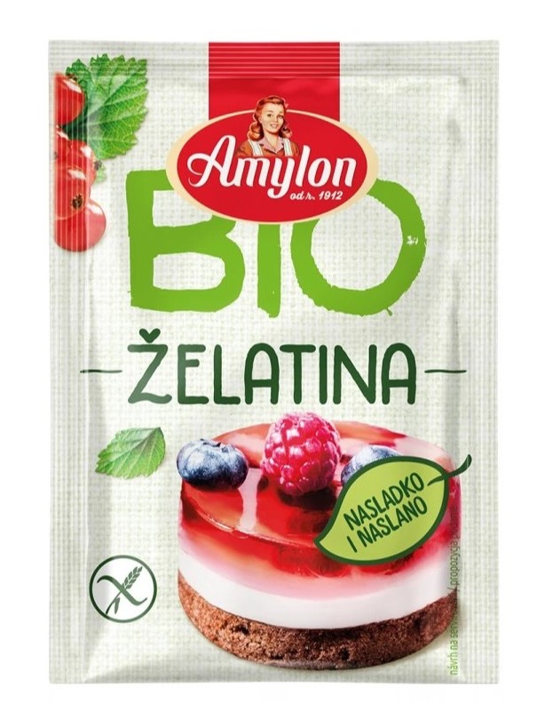 Amylon BIO Želatína nasladko i naslano 20g