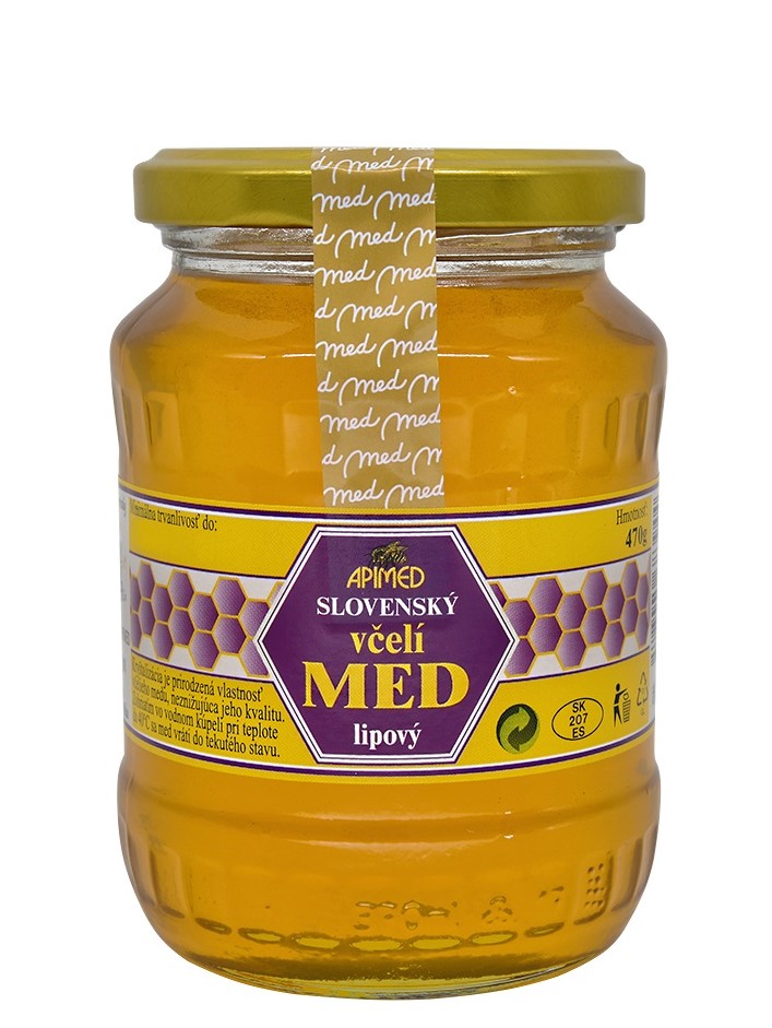 Apimed lipový včelí med 470g