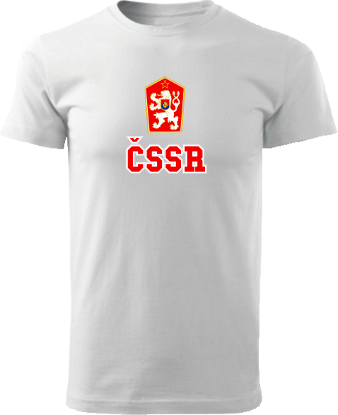 Tričko ČSSR Unisex Biele
