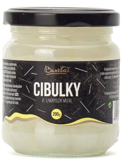 Bassta Cibuľky v slanokyslom náleve 200g