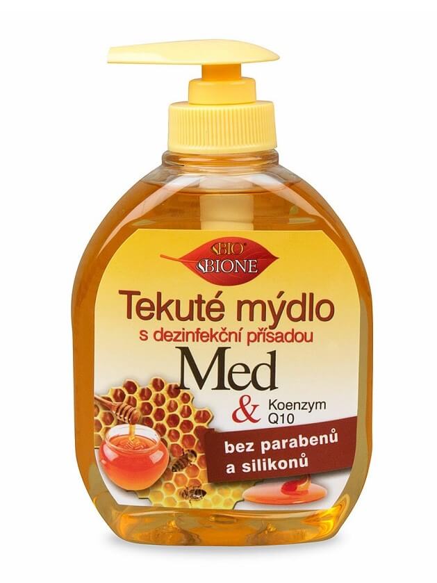 Bione Cosmetics Tekuté mydlo dezinfekčné Med 300ml