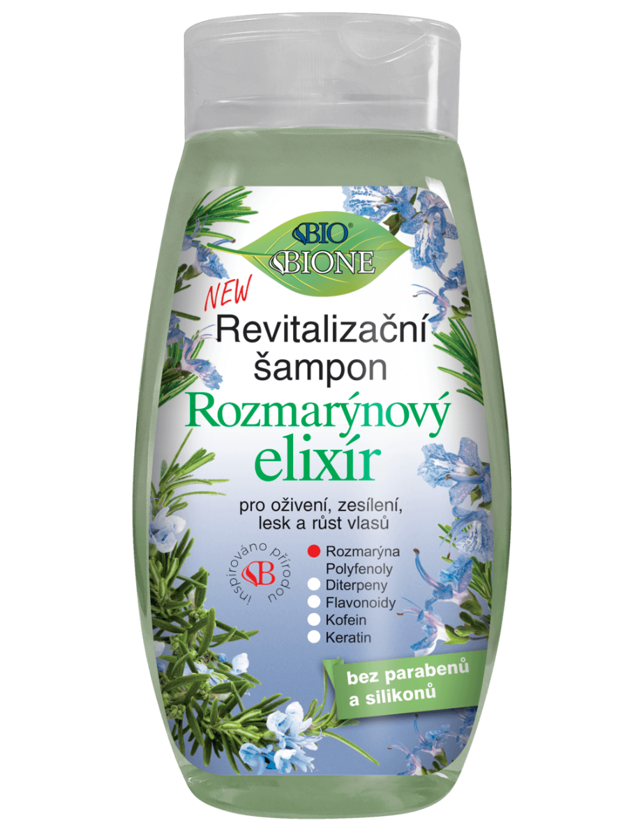 Bione Cosmetics Regeneračný šampón Rozmarínový elixír 260ml