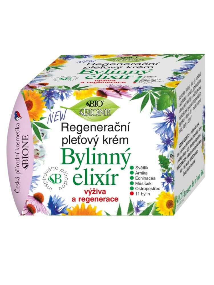 Bione Cosmetics - Regeneračný pleťový krém Bylinný elixír 51ml