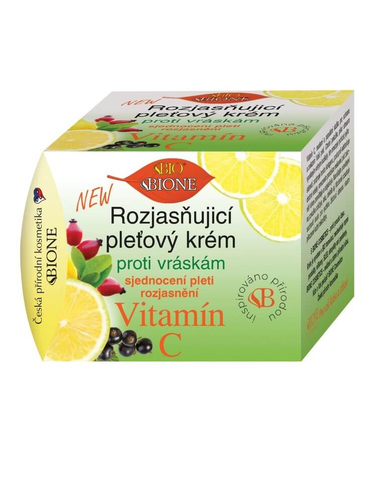 Bione Cosmetics - Rozjasňujúci pleťový krém vitamín C 51ml