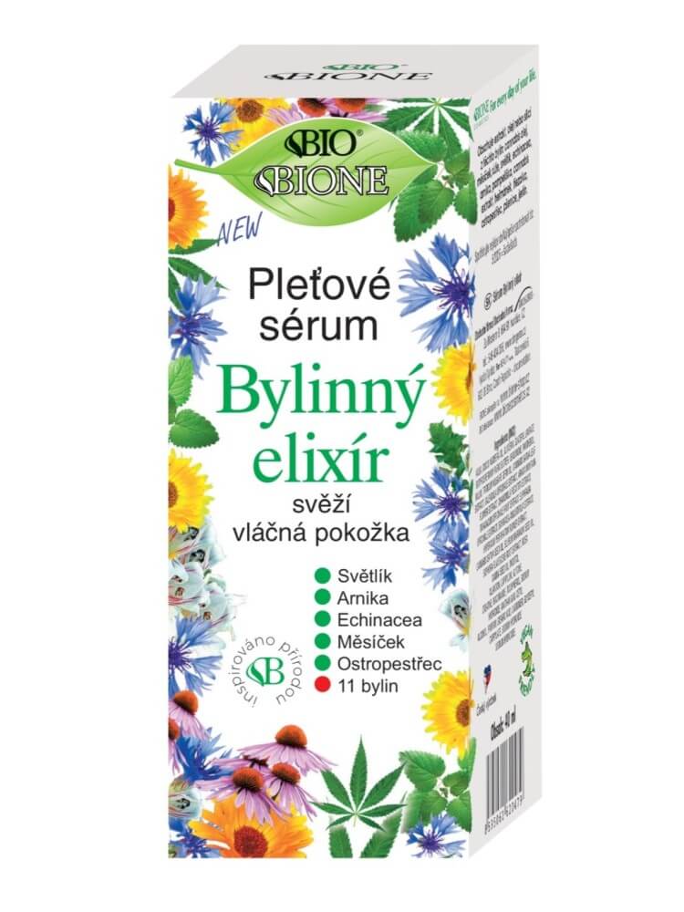 Bione Cosmetics Pleťové sérum Bylinný elixír 40ml