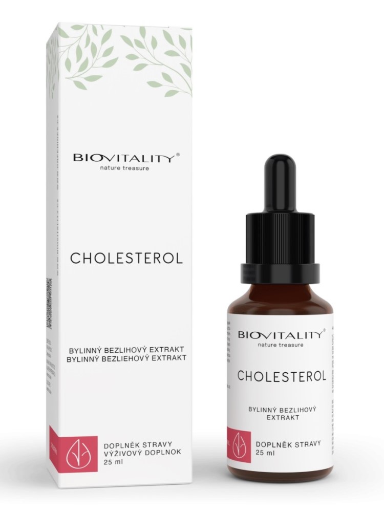 Biovitality Cholesterol bezliehová tinktúra 25ml