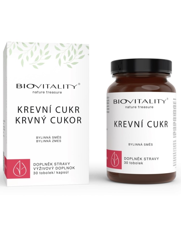 Biovitality Krvný cukor kapsule 30ks