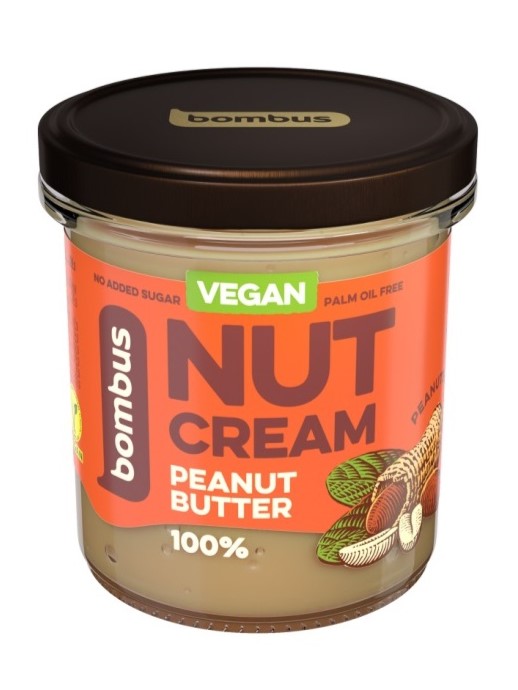 Bombus Nut cream peanut butter 100% 300g