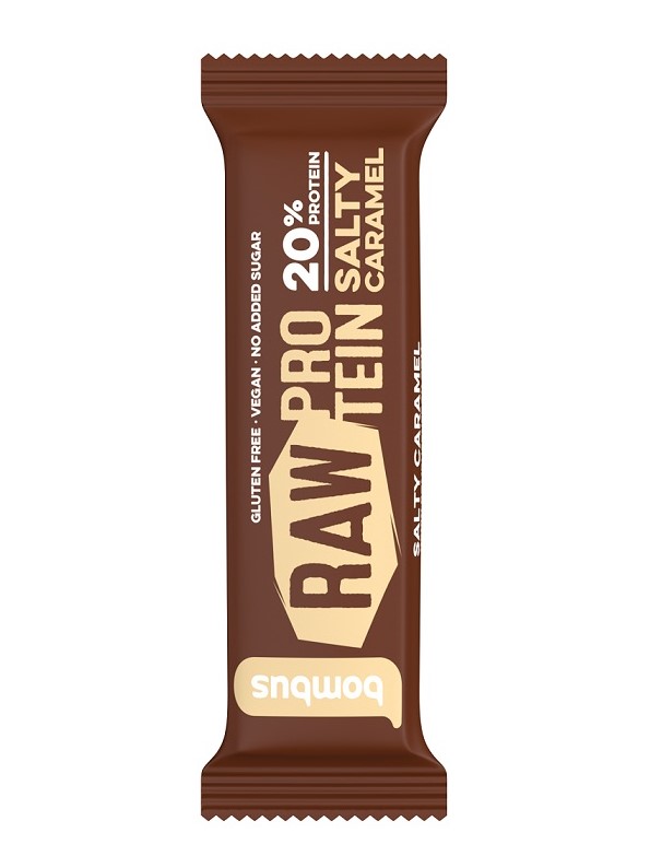 Bombus Raw Proteín 20% slaný karamel 50g