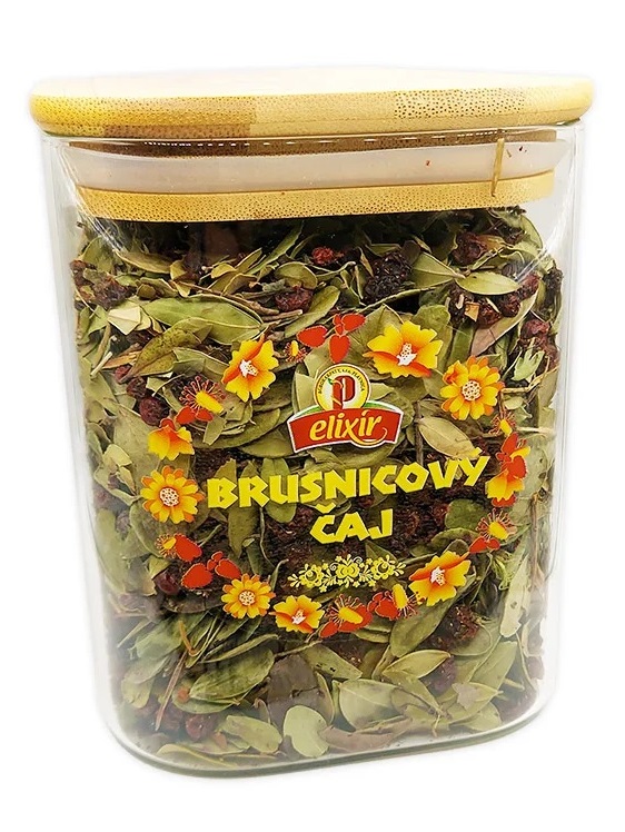Agrokarpaty Brusnicový čaj v sklenenej dóze 1l