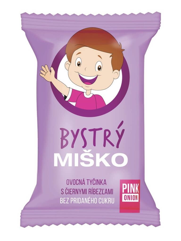Pink Onion Bystrý Miško - ovocná tyčinka 20g