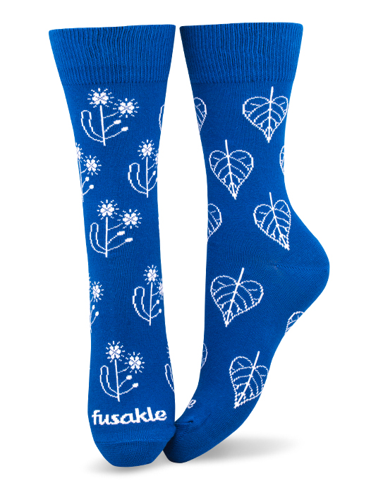 Fusakle ponožky modrotlač lipa L 43 - 46