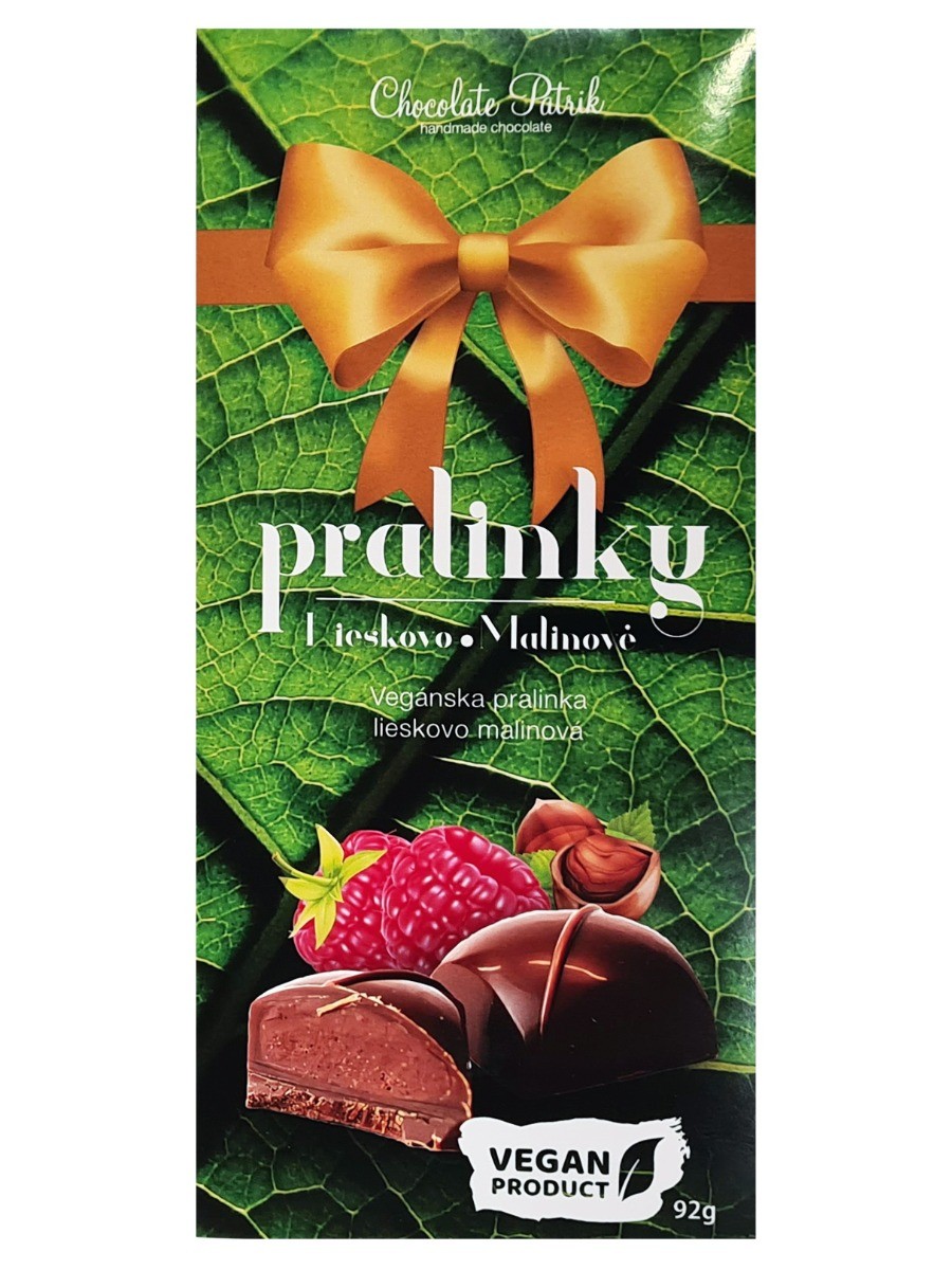 Chocolate Patrik Pralinky lieskovo-malinové Vegan 92g