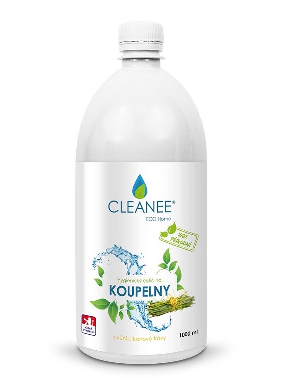Cleanee Eko hygienický čistič na kúpeľne s vôňou citrónovej trávy 1l