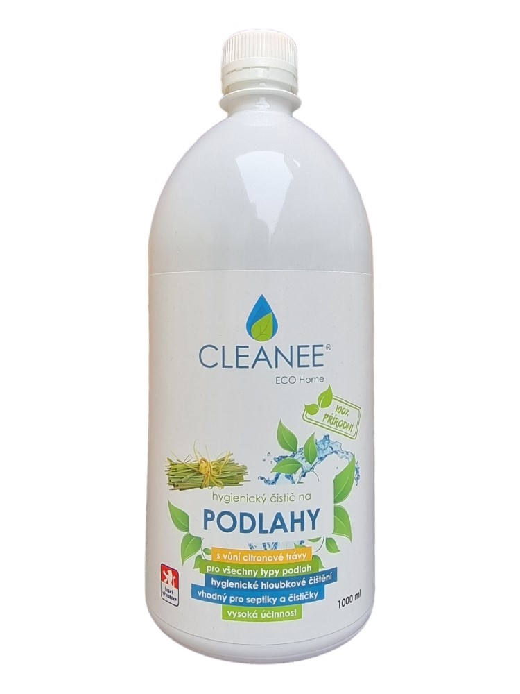 Cleanee Eko hygienický čistič na podlahy s vôňou citrónovej trávy 1l