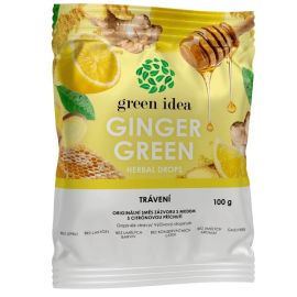Green Idea Bylinné cukríky Ginger green - Trávenie 100g
