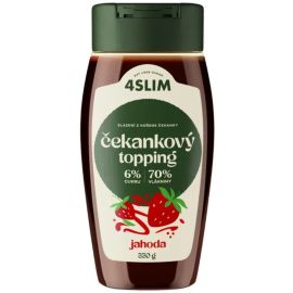 4SLIM Čakankové sladidlo Jahoda 330g
