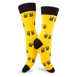 Fusakle ponožky Na zdraví žlté