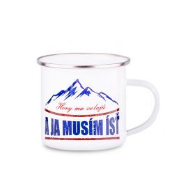 Plechový hrnček hory ma volajú 300ml