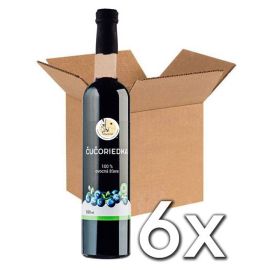 Valach BIO Ovocná šťava čučoriedka 100% 500ml | 6ks v kartóne 