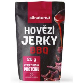 Allnature Hovädzie sušené mäso BBQ Jerky 25g