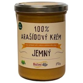 Božské oříšky Arašidový krém jemný 100% 390g