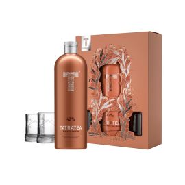 TATRATEA Peach & White 42% 0,7L + 2 poháriky