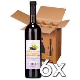 Bazové víno z plodov Château Krupina 0,75L | 6ks v kartóne