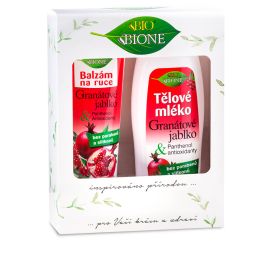 Bione Cosmetics - Darčeková kazeta GRANÁTOVÉ JABLKO Telové mlieko + Balzam na  ruky