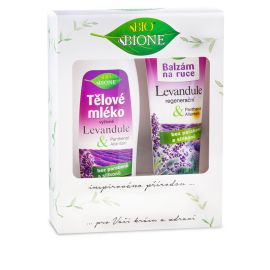 Bione Cosmetics - Darčeková kazeta LEVANDUĽA Telové mlieko + Balzam na ruky