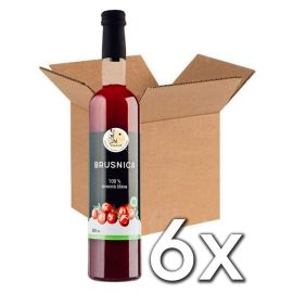 Valach BIO Ovocná šťava brusnica 100% 500ml | 6ks v kartóne