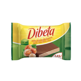 Dibeta Oblátka lieskovooriešková máčaná 25g