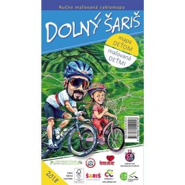 Dolný Šariš maľovaná cyklomapa