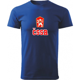 Tričko ČSSR Unisex Kráľovské modré