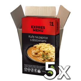 Expres menu Kura na paprike s cestovinou 1 porcia 500g | 5ks v kartóne