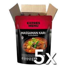 Expres menu Massaman karí so zeleninou 2P 600g | 5ks v kartóne