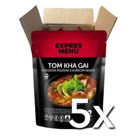 Expres Menu Tom Kha Gai - kokosová polievka s kuracím mäsom 2P 600g | 5ks v kartóne