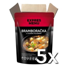 Expres menu Zemiaková polievka s lesnými hubami 2 porcie 600g | 5ks v kartóne