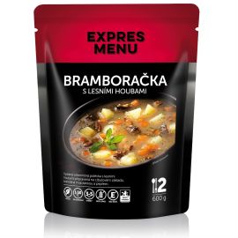 Expres menu Zemiaková polievka s lesnými hubami 2 porcie 600g