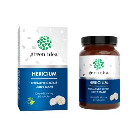 Green Idea Hericium Korálovec ježatý kapsule 60 ks